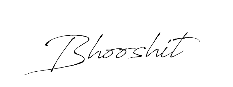 How to make Bhooshit signature? Antro_Vectra is a professional autograph style. Create handwritten signature for Bhooshit name. Bhooshit signature style 6 images and pictures png
