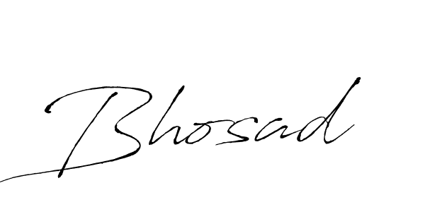 Use a signature maker to create a handwritten signature online. With this signature software, you can design (Antro_Vectra) your own signature for name Bhosad. Bhosad signature style 6 images and pictures png