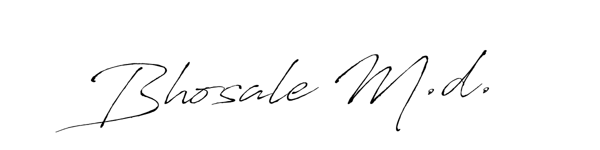 This is the best signature style for the Bhosale M.d. name. Also you like these signature font (Antro_Vectra). Mix name signature. Bhosale M.d. signature style 6 images and pictures png