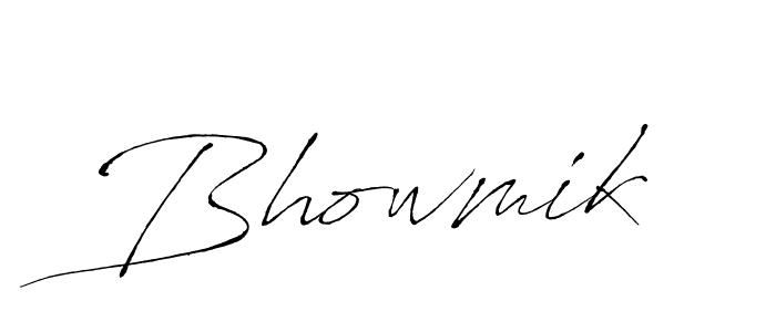 Bhowmik stylish signature style. Best Handwritten Sign (Antro_Vectra) for my name. Handwritten Signature Collection Ideas for my name Bhowmik. Bhowmik signature style 6 images and pictures png