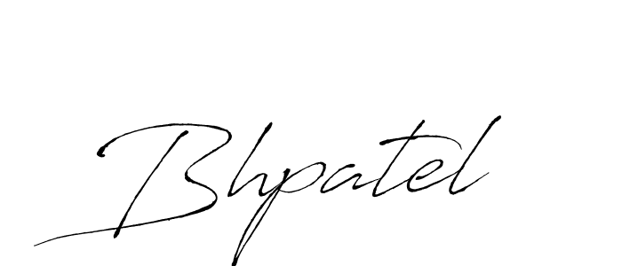 Design your own signature with our free online signature maker. With this signature software, you can create a handwritten (Antro_Vectra) signature for name Bhpatel. Bhpatel signature style 6 images and pictures png