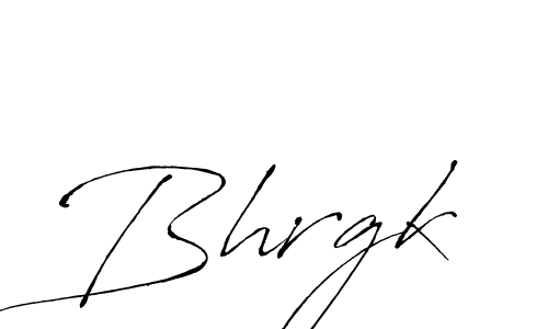 Make a beautiful signature design for name Bhrgk. With this signature (Antro_Vectra) style, you can create a handwritten signature for free. Bhrgk signature style 6 images and pictures png