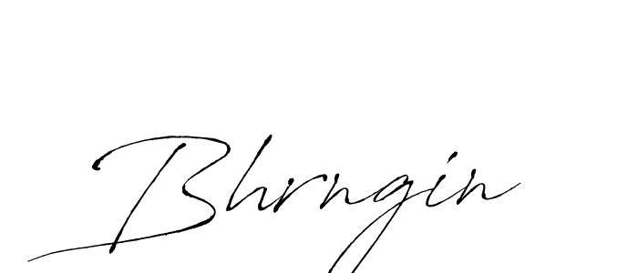 Design your own signature with our free online signature maker. With this signature software, you can create a handwritten (Antro_Vectra) signature for name Bhrngin. Bhrngin signature style 6 images and pictures png