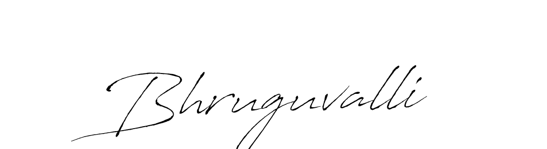 Make a beautiful signature design for name Bhruguvalli. With this signature (Antro_Vectra) style, you can create a handwritten signature for free. Bhruguvalli signature style 6 images and pictures png