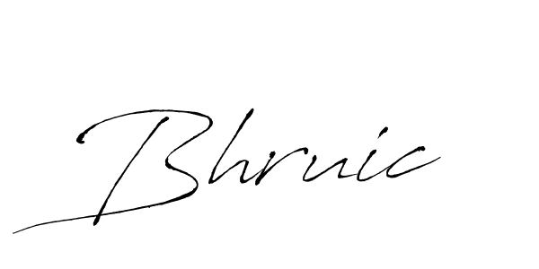 Create a beautiful signature design for name Bhruic. With this signature (Antro_Vectra) fonts, you can make a handwritten signature for free. Bhruic signature style 6 images and pictures png