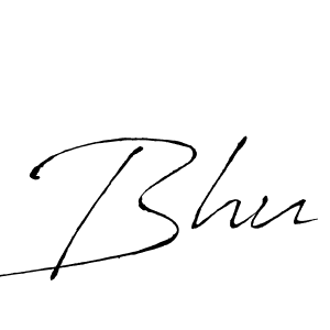 Antro_Vectra is a professional signature style that is perfect for those who want to add a touch of class to their signature. It is also a great choice for those who want to make their signature more unique. Get Bhu name to fancy signature for free. Bhu signature style 6 images and pictures png