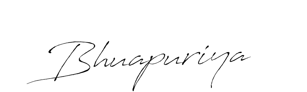 How to make Bhuapuriya name signature. Use Antro_Vectra style for creating short signs online. This is the latest handwritten sign. Bhuapuriya signature style 6 images and pictures png