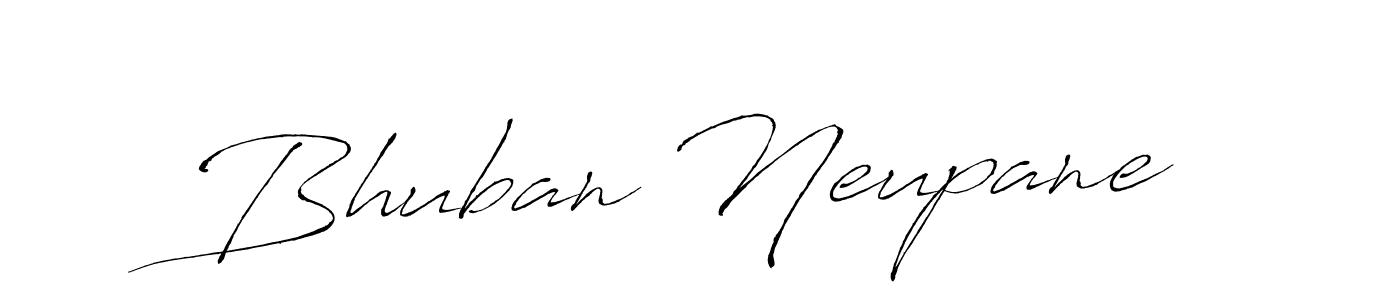 It looks lik you need a new signature style for name Bhuban Neupane. Design unique handwritten (Antro_Vectra) signature with our free signature maker in just a few clicks. Bhuban Neupane signature style 6 images and pictures png