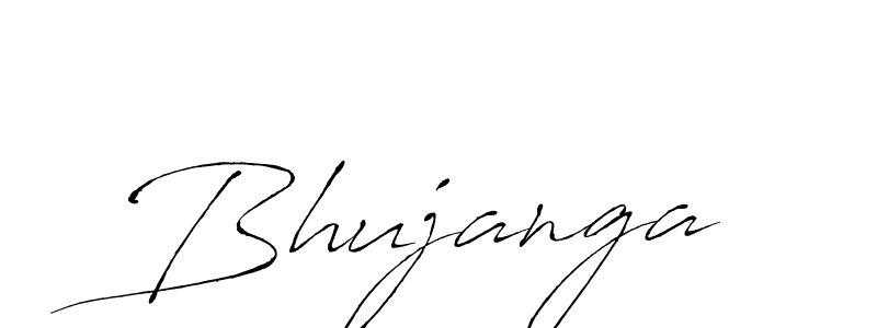 How to make Bhujanga signature? Antro_Vectra is a professional autograph style. Create handwritten signature for Bhujanga name. Bhujanga signature style 6 images and pictures png