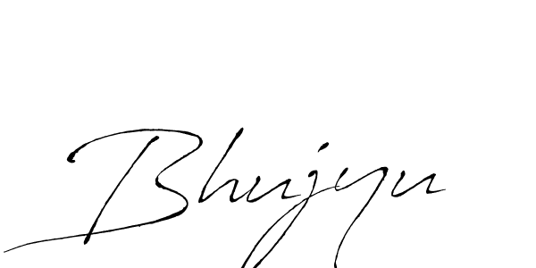 Create a beautiful signature design for name Bhujyu. With this signature (Antro_Vectra) fonts, you can make a handwritten signature for free. Bhujyu signature style 6 images and pictures png