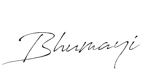 Bhumayi stylish signature style. Best Handwritten Sign (Antro_Vectra) for my name. Handwritten Signature Collection Ideas for my name Bhumayi. Bhumayi signature style 6 images and pictures png