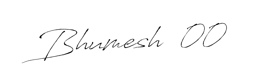 Make a beautiful signature design for name Bhumesh  00. With this signature (Antro_Vectra) style, you can create a handwritten signature for free. Bhumesh  00 signature style 6 images and pictures png