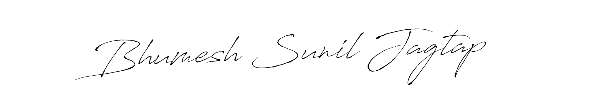 Also we have Bhumesh Sunil Jagtap name is the best signature style. Create professional handwritten signature collection using Antro_Vectra autograph style. Bhumesh Sunil Jagtap signature style 6 images and pictures png