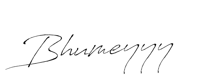 How to make Bhumeyyy signature? Antro_Vectra is a professional autograph style. Create handwritten signature for Bhumeyyy name. Bhumeyyy signature style 6 images and pictures png
