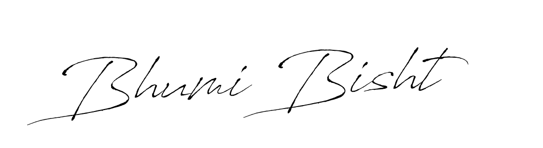 Bhumi Bisht stylish signature style. Best Handwritten Sign (Antro_Vectra) for my name. Handwritten Signature Collection Ideas for my name Bhumi Bisht. Bhumi Bisht signature style 6 images and pictures png