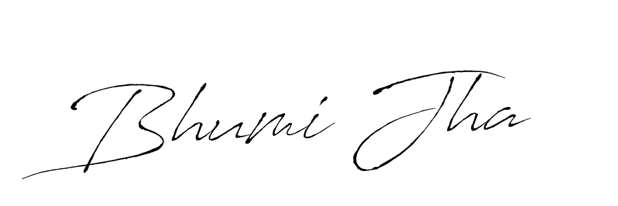 Similarly Antro_Vectra is the best handwritten signature design. Signature creator online .You can use it as an online autograph creator for name Bhumi Jha. Bhumi Jha signature style 6 images and pictures png