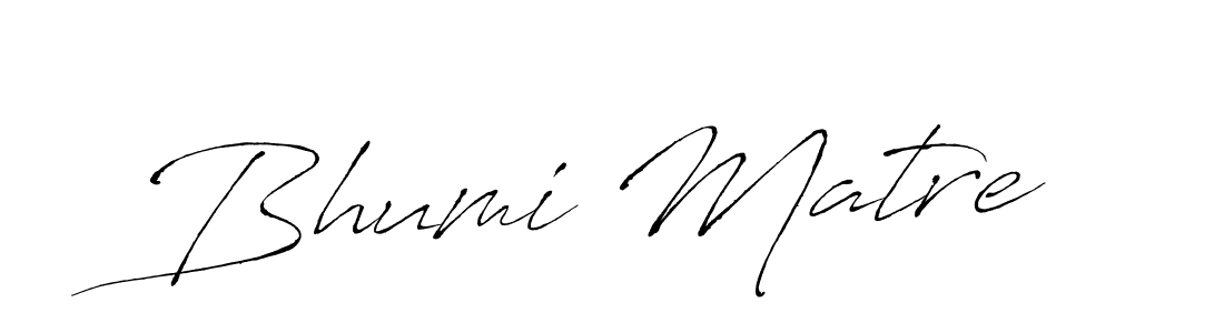 It looks lik you need a new signature style for name Bhumi Matre. Design unique handwritten (Antro_Vectra) signature with our free signature maker in just a few clicks. Bhumi Matre signature style 6 images and pictures png