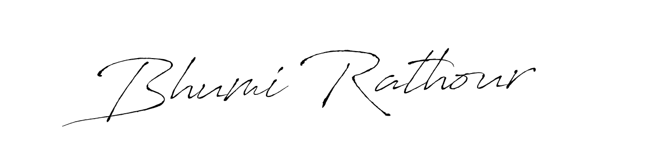 Bhumi Rathour stylish signature style. Best Handwritten Sign (Antro_Vectra) for my name. Handwritten Signature Collection Ideas for my name Bhumi Rathour. Bhumi Rathour signature style 6 images and pictures png