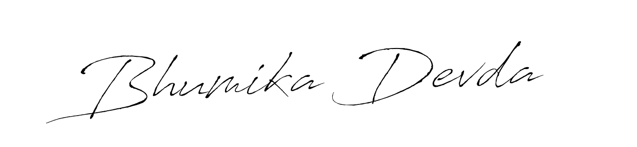 Similarly Antro_Vectra is the best handwritten signature design. Signature creator online .You can use it as an online autograph creator for name Bhumika Devda. Bhumika Devda signature style 6 images and pictures png