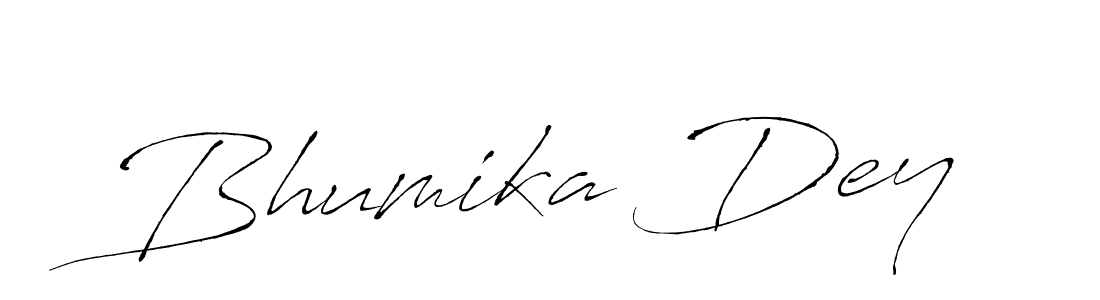 You should practise on your own different ways (Antro_Vectra) to write your name (Bhumika Dey) in signature. don't let someone else do it for you. Bhumika Dey signature style 6 images and pictures png