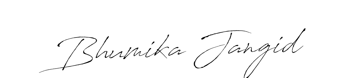 This is the best signature style for the Bhumika Jangid name. Also you like these signature font (Antro_Vectra). Mix name signature. Bhumika Jangid signature style 6 images and pictures png