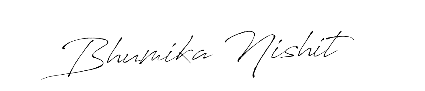 See photos of Bhumika Nishit official signature by Spectra . Check more albums & portfolios. Read reviews & check more about Antro_Vectra font. Bhumika Nishit signature style 6 images and pictures png