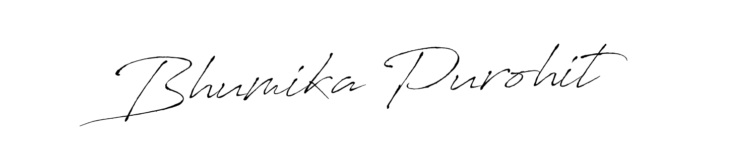 Similarly Antro_Vectra is the best handwritten signature design. Signature creator online .You can use it as an online autograph creator for name Bhumika Purohit. Bhumika Purohit signature style 6 images and pictures png