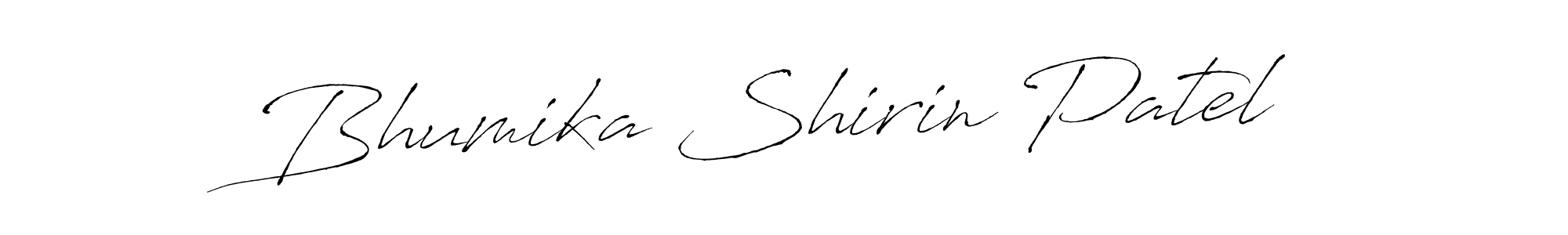 This is the best signature style for the Bhumika Shirin Patel name. Also you like these signature font (Antro_Vectra). Mix name signature. Bhumika Shirin Patel signature style 6 images and pictures png