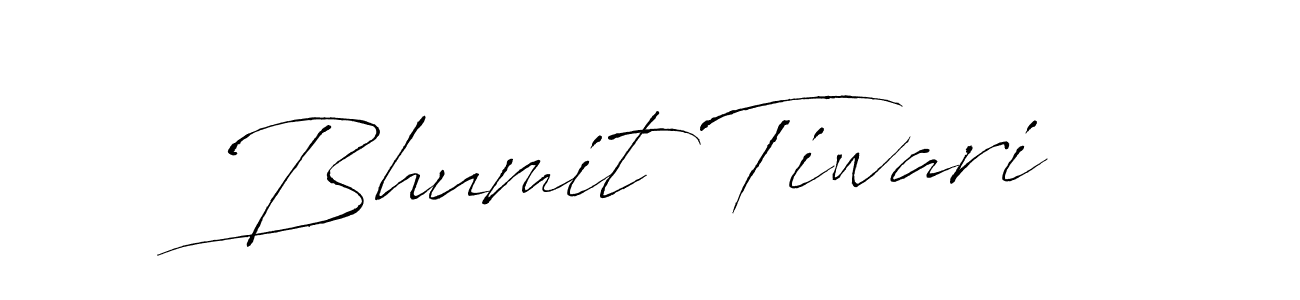 The best way (Antro_Vectra) to make a short signature is to pick only two or three words in your name. The name Bhumit Tiwari include a total of six letters. For converting this name. Bhumit Tiwari signature style 6 images and pictures png