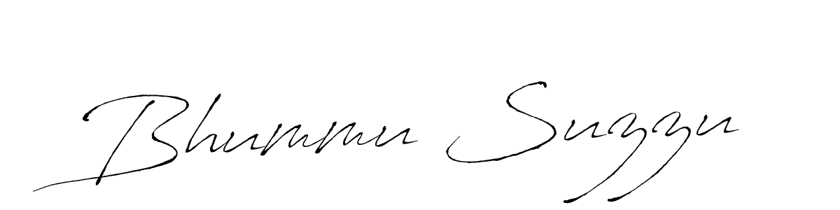 Antro_Vectra is a professional signature style that is perfect for those who want to add a touch of class to their signature. It is also a great choice for those who want to make their signature more unique. Get Bhummu Suzzu name to fancy signature for free. Bhummu Suzzu signature style 6 images and pictures png