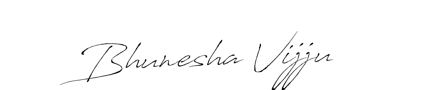Design your own signature with our free online signature maker. With this signature software, you can create a handwritten (Antro_Vectra) signature for name Bhunesha Vijju. Bhunesha Vijju signature style 6 images and pictures png