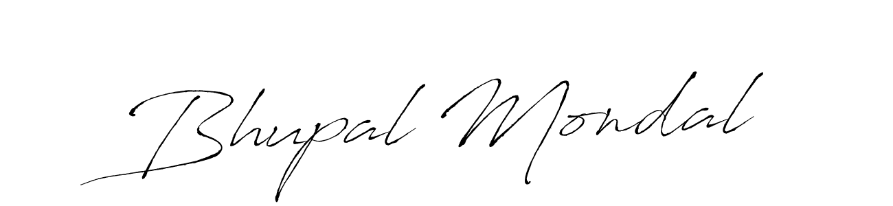 Make a beautiful signature design for name Bhupal Mondal. With this signature (Antro_Vectra) style, you can create a handwritten signature for free. Bhupal Mondal signature style 6 images and pictures png