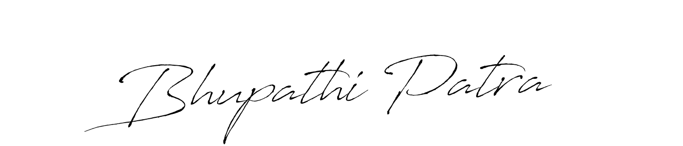 The best way (Antro_Vectra) to make a short signature is to pick only two or three words in your name. The name Bhupathi Patra include a total of six letters. For converting this name. Bhupathi Patra signature style 6 images and pictures png