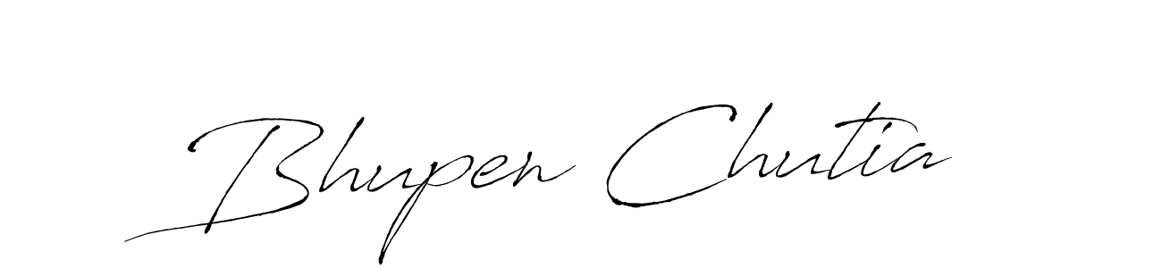 Create a beautiful signature design for name Bhupen Chutia. With this signature (Antro_Vectra) fonts, you can make a handwritten signature for free. Bhupen Chutia signature style 6 images and pictures png