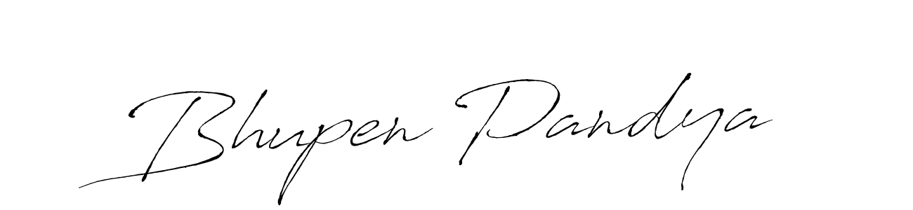 How to make Bhupen Pandya signature? Antro_Vectra is a professional autograph style. Create handwritten signature for Bhupen Pandya name. Bhupen Pandya signature style 6 images and pictures png