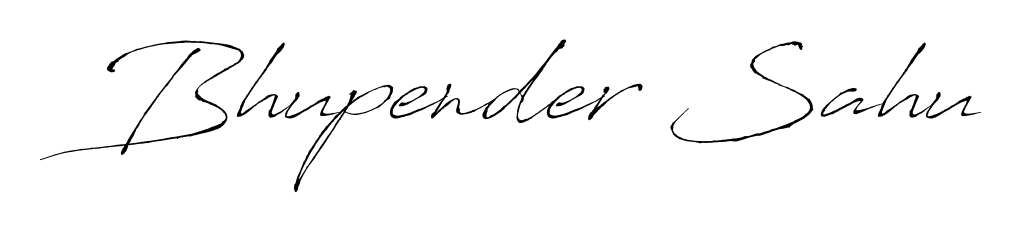 Once you've used our free online signature maker to create your best signature Antro_Vectra style, it's time to enjoy signing your documents with Bhupender Sahu name. Bhupender Sahu signature style 6 images and pictures png