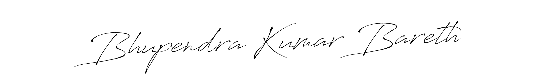 How to make Bhupendra Kumar Bareth name signature. Use Antro_Vectra style for creating short signs online. This is the latest handwritten sign. Bhupendra Kumar Bareth signature style 6 images and pictures png