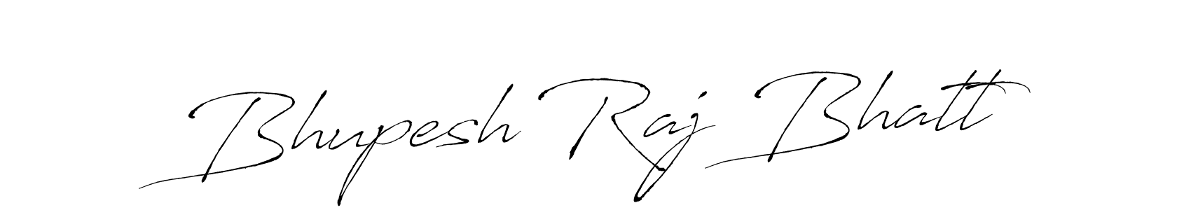 Bhupesh Raj Bhatt stylish signature style. Best Handwritten Sign (Antro_Vectra) for my name. Handwritten Signature Collection Ideas for my name Bhupesh Raj Bhatt. Bhupesh Raj Bhatt signature style 6 images and pictures png