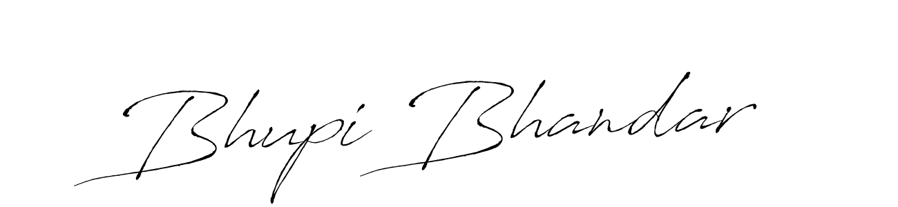Use a signature maker to create a handwritten signature online. With this signature software, you can design (Antro_Vectra) your own signature for name Bhupi Bhandar. Bhupi Bhandar signature style 6 images and pictures png