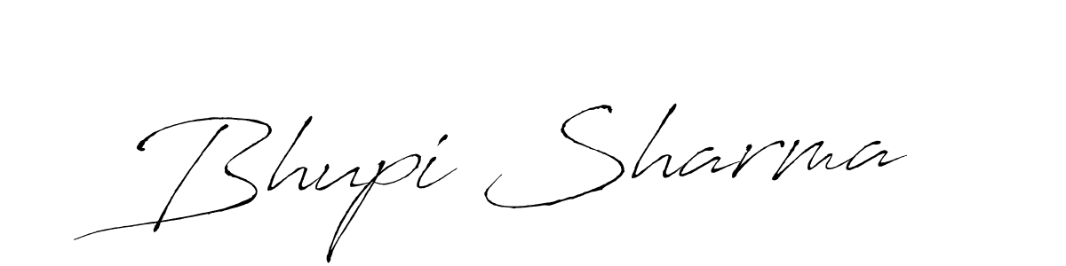 Create a beautiful signature design for name Bhupi Sharma. With this signature (Antro_Vectra) fonts, you can make a handwritten signature for free. Bhupi Sharma signature style 6 images and pictures png