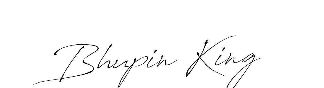 Also we have Bhupin King name is the best signature style. Create professional handwritten signature collection using Antro_Vectra autograph style. Bhupin King signature style 6 images and pictures png