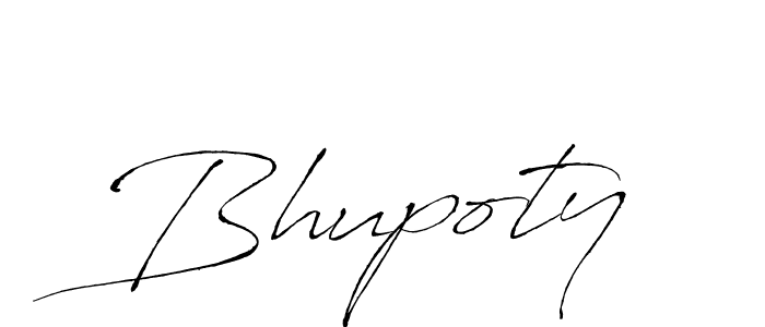 Also we have Bhupoty name is the best signature style. Create professional handwritten signature collection using Antro_Vectra autograph style. Bhupoty signature style 6 images and pictures png