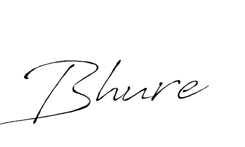 Use a signature maker to create a handwritten signature online. With this signature software, you can design (Antro_Vectra) your own signature for name Bhure. Bhure signature style 6 images and pictures png