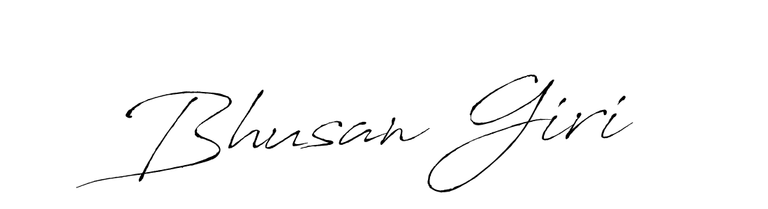You should practise on your own different ways (Antro_Vectra) to write your name (Bhusan Giri) in signature. don't let someone else do it for you. Bhusan Giri signature style 6 images and pictures png
