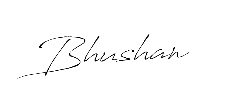 How to make Bhushan  signature? Antro_Vectra is a professional autograph style. Create handwritten signature for Bhushan  name. Bhushan  signature style 6 images and pictures png