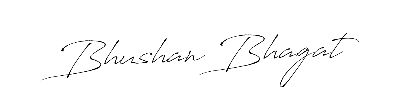 Bhushan Bhagat stylish signature style. Best Handwritten Sign (Antro_Vectra) for my name. Handwritten Signature Collection Ideas for my name Bhushan Bhagat. Bhushan Bhagat signature style 6 images and pictures png