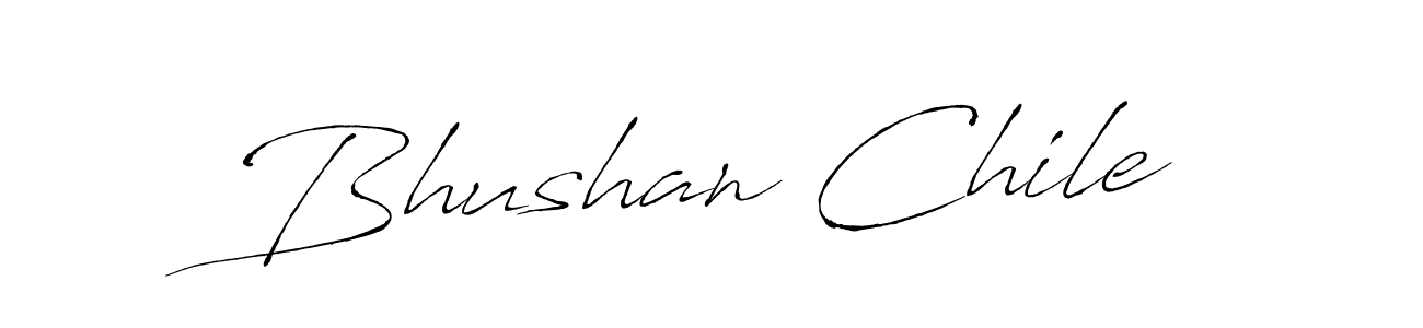 Make a beautiful signature design for name Bhushan Chile. With this signature (Antro_Vectra) style, you can create a handwritten signature for free. Bhushan Chile signature style 6 images and pictures png