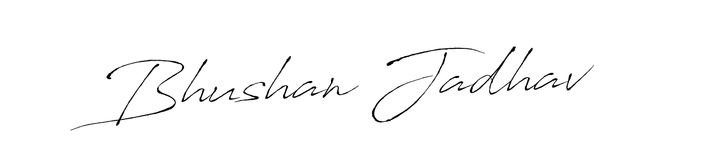 The best way (Antro_Vectra) to make a short signature is to pick only two or three words in your name. The name Bhushan Jadhav include a total of six letters. For converting this name. Bhushan Jadhav signature style 6 images and pictures png