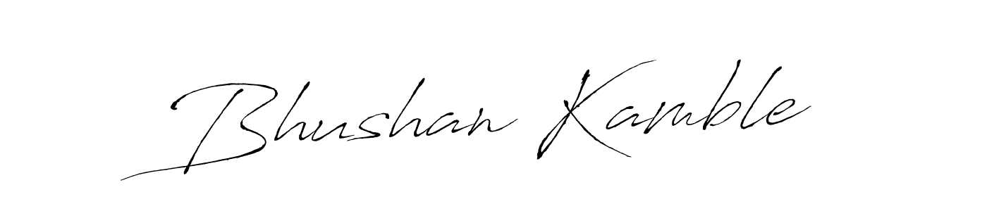 Use a signature maker to create a handwritten signature online. With this signature software, you can design (Antro_Vectra) your own signature for name Bhushan Kamble. Bhushan Kamble signature style 6 images and pictures png