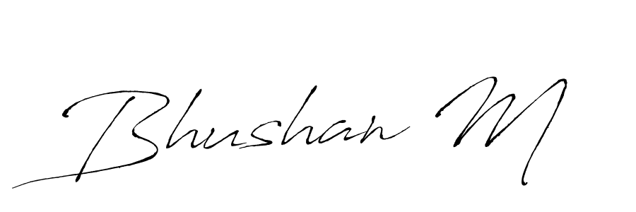 How to Draw Bhushan M signature style? Antro_Vectra is a latest design signature styles for name Bhushan M. Bhushan M signature style 6 images and pictures png